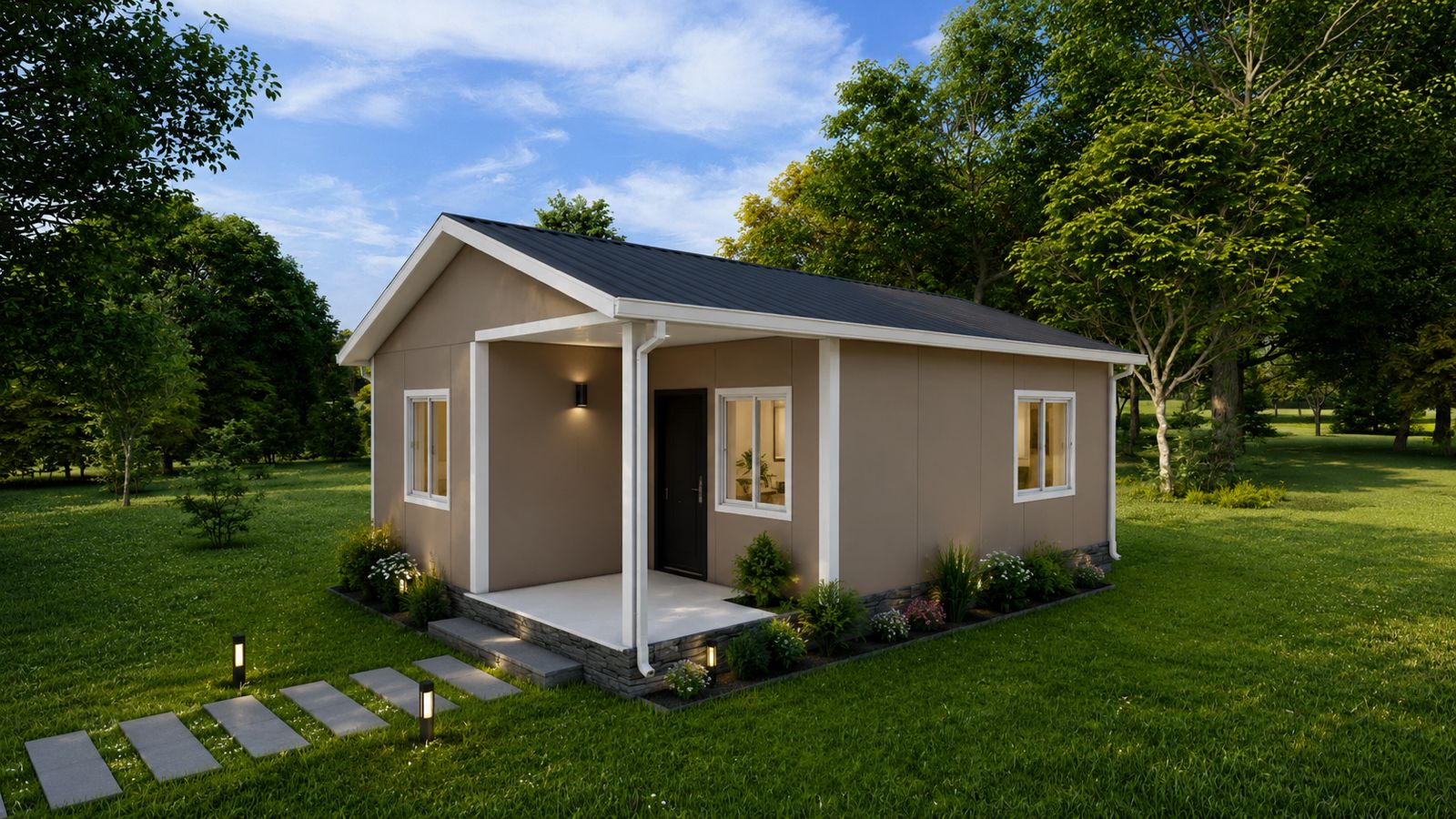 53m² Tek Katlı Prefabrik Ev
